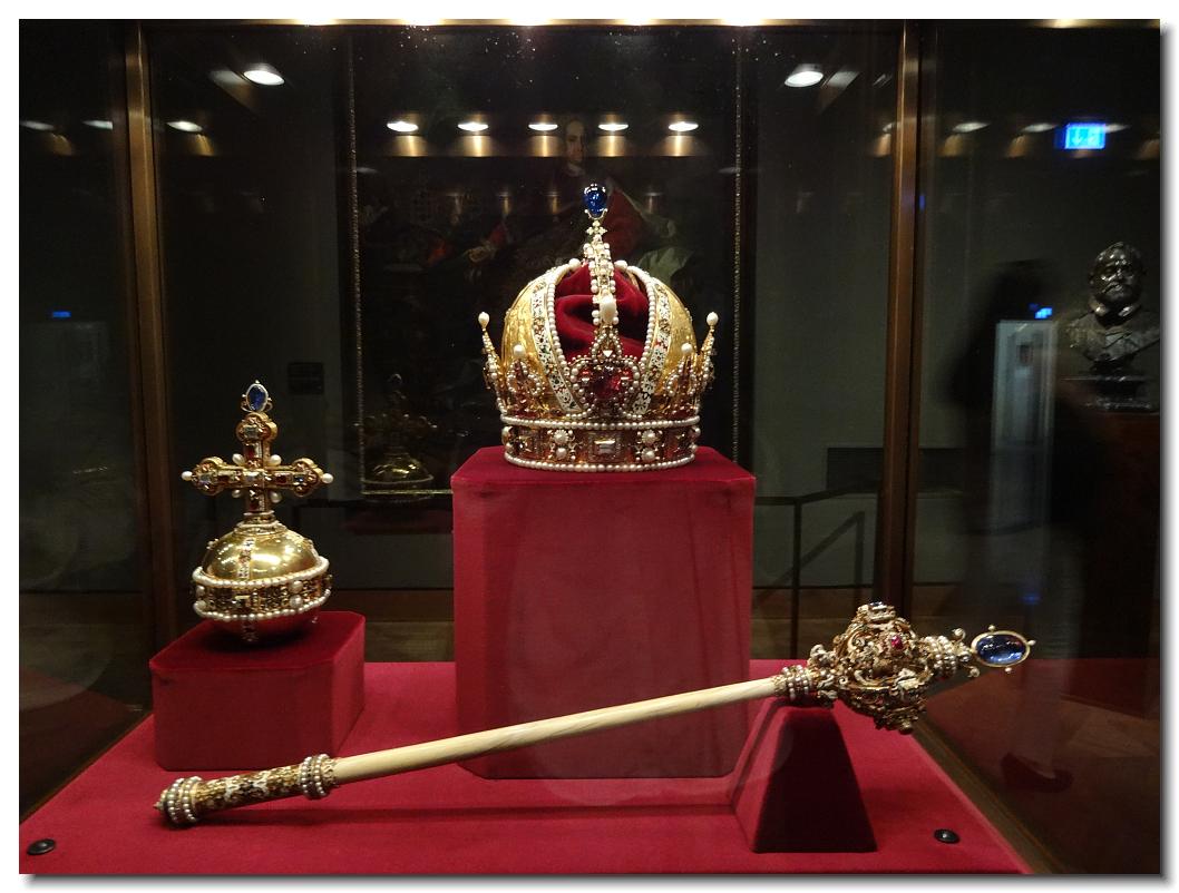 Rudolf II crown sceptre and orb
